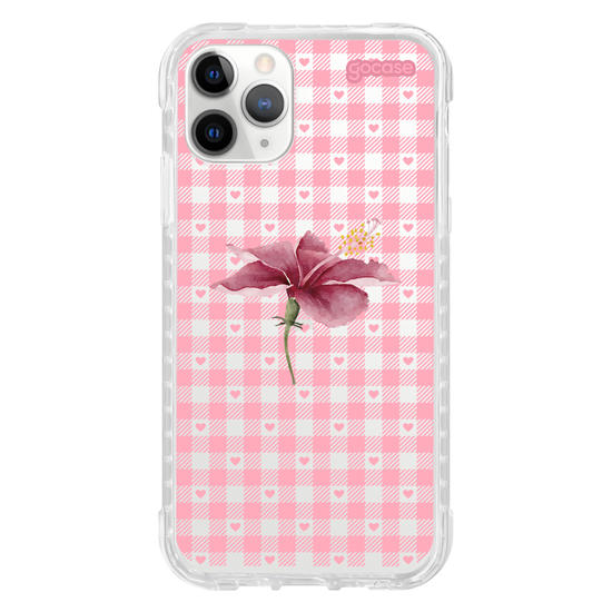 Capinha para celular Xadrez Pink