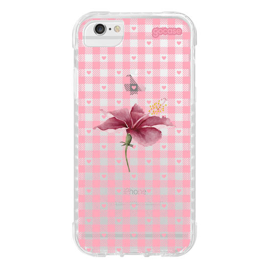 Capinha para celular Xadrez Pink