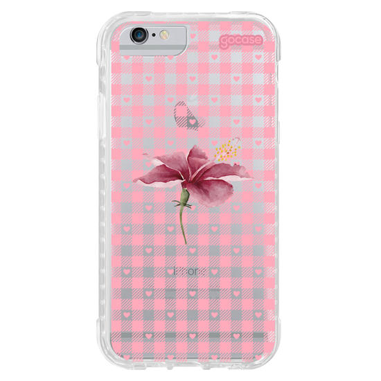Capinha para celular Xadrez Pink