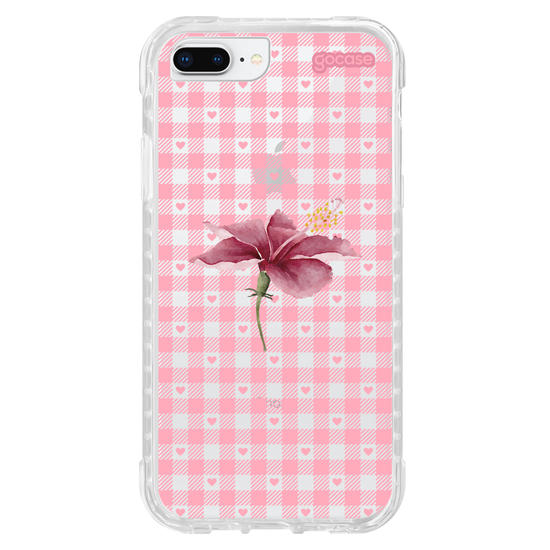 Capinha para celular Xadrez Pink