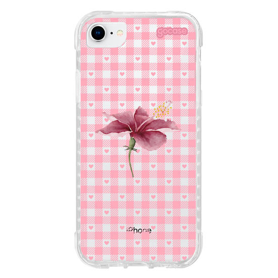 Capinha para celular Xadrez Pink