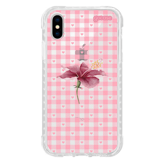 Capinha para celular Xadrez Pink