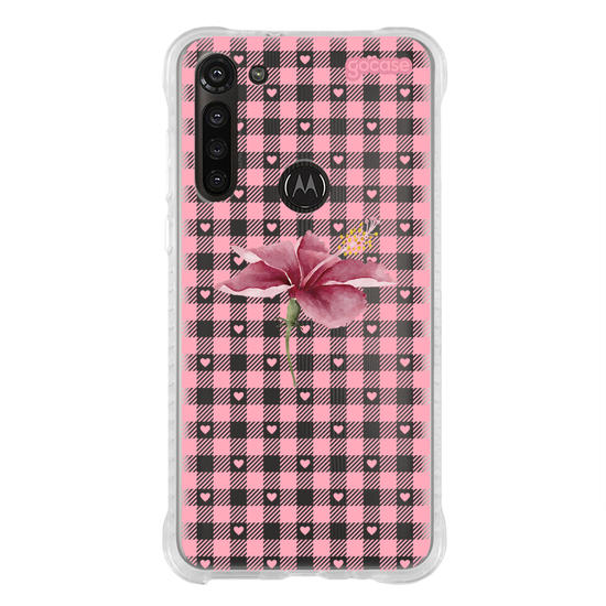 Capinha para celular Xadrez Pink