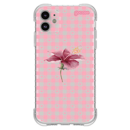 Capinha para celular Xadrez Pink