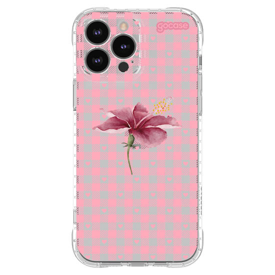Capinha para celular Xadrez Pink