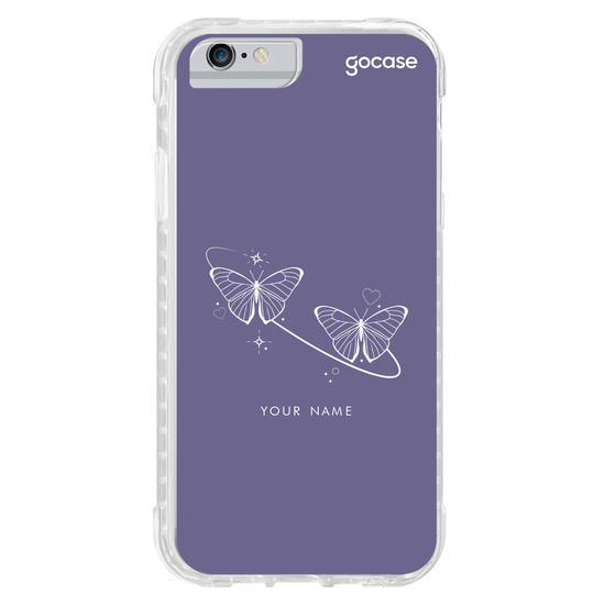 Capinha para celular Capinha Para Celular -  Par de Borboletas Minimalista