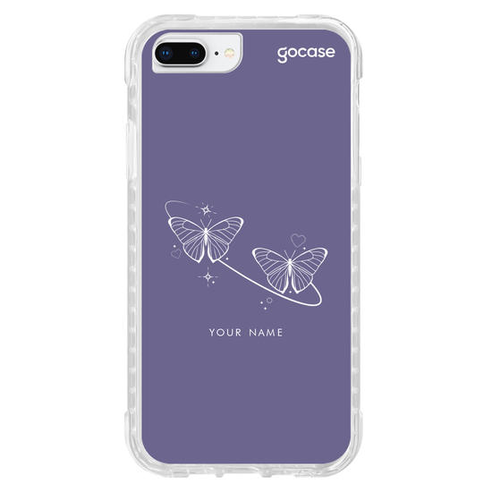 Capinha para celular Capinha Para Celular -  Par de Borboletas Minimalista