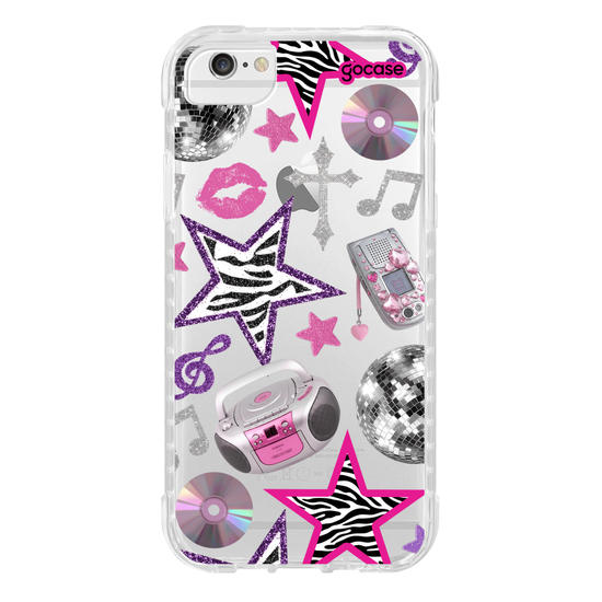 Capinha para celular  Y2K Popstar Pattern