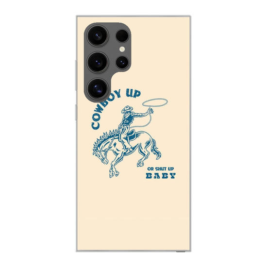  Cowgirl - Cowboy Up Or Shut Up Baby Phone Case