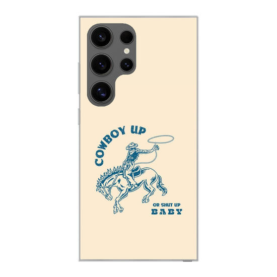  Cowgirl - Cowboy Up Or Shut Up Baby Phone Case