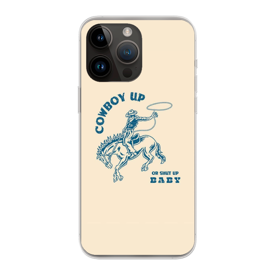  Cowgirl - Cowboy Up Or Shut Up Baby Phone Case