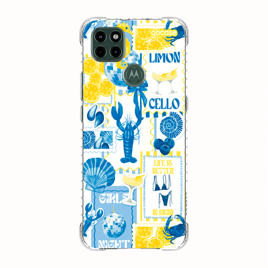 Capinha para celular  Yellow and Blue Vibes