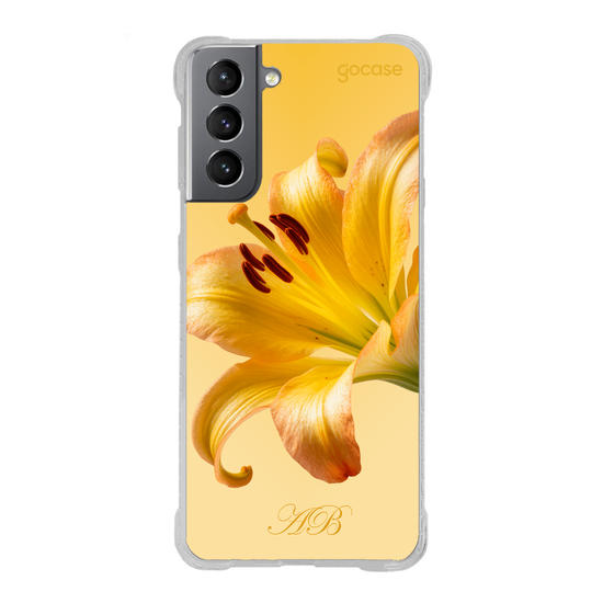 Capinha para celular  Yellow Bloom