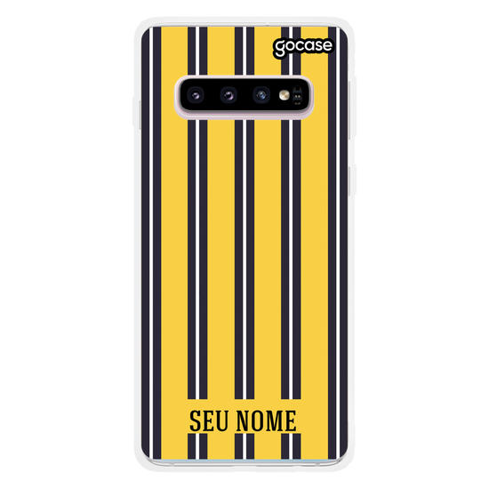 Capinha para celular Yellow Stripes