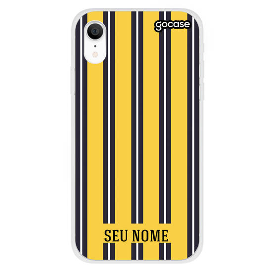 Capinha para celular Yellow Stripes
