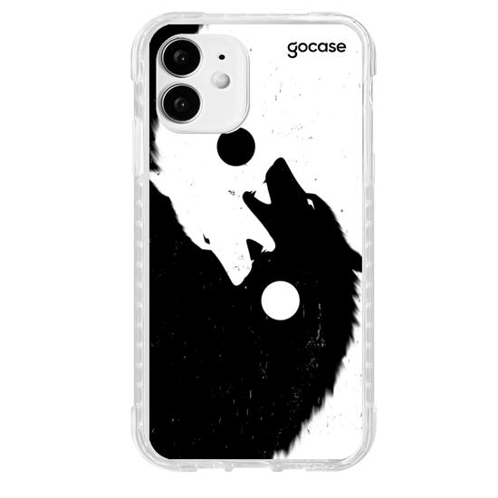 Capinha para celular Yin Yang Wolf