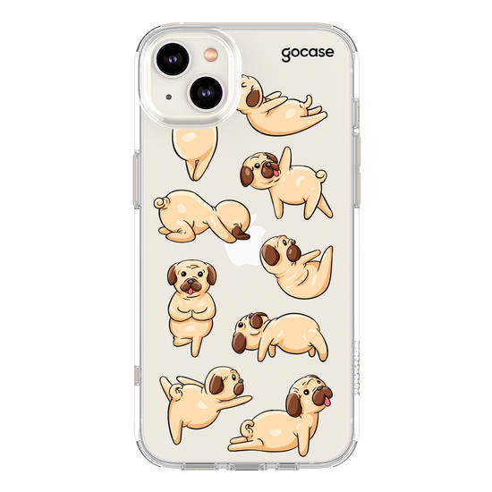Capinha para celular Yoga do Pug