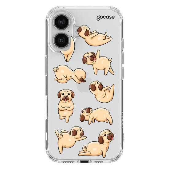 Capinha para celular Yoga do Pug