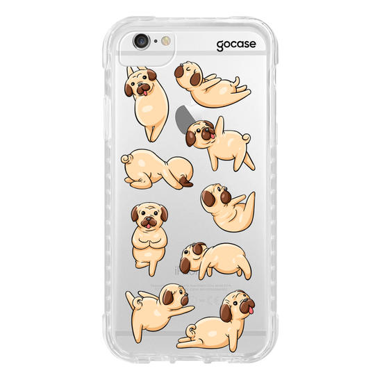 Capinha para celular Yoga do Pug