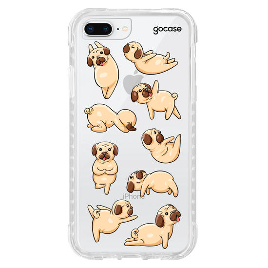 Capinha para celular Yoga do Pug