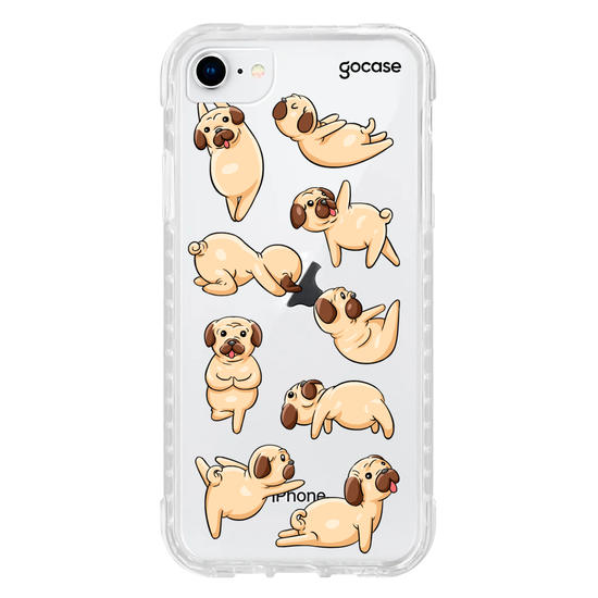 Capinha para celular Yoga do Pug