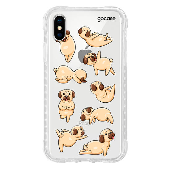 Capinha para celular Yoga do Pug
