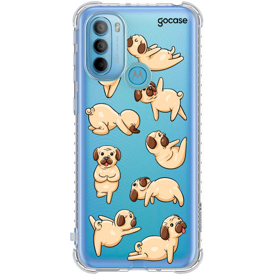 Capinha para celular Yoga do Pug