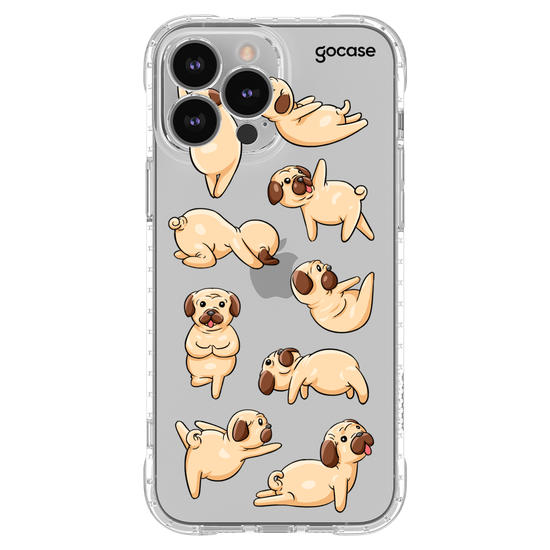 Capinha para celular Yoga do Pug