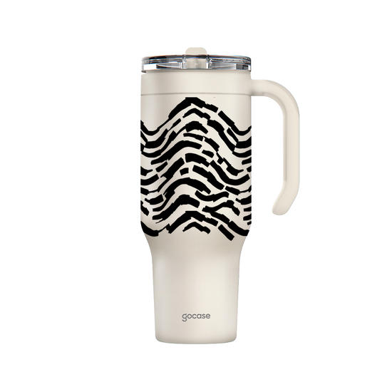 Copo Térmico Life - 	Zebra com Nome