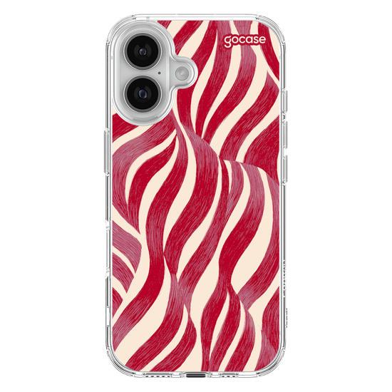 Capinha para celular  Zebra Vermelha