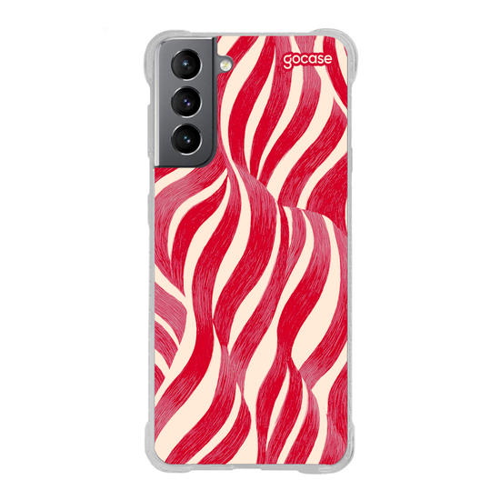 Capinha para celular  Zebra Vermelha
