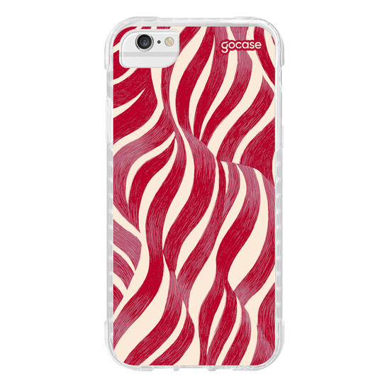 Capinha para celular  Zebra Vermelha