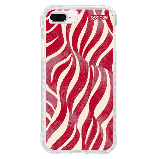 Capinha para celular  Zebra Vermelha