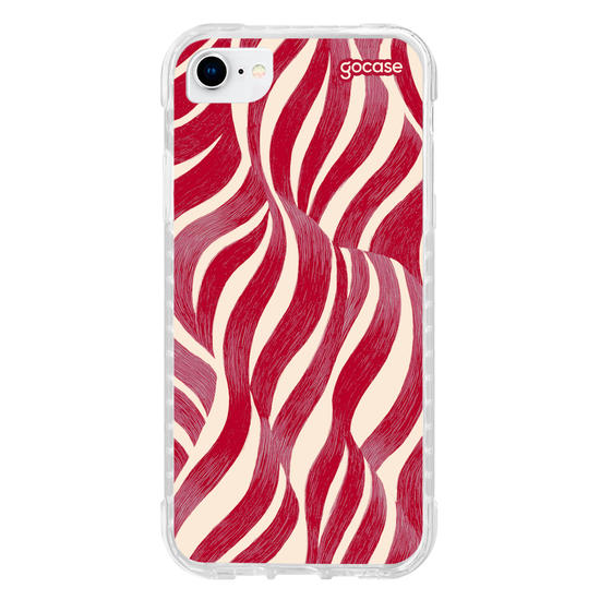 Capinha para celular  Zebra Vermelha