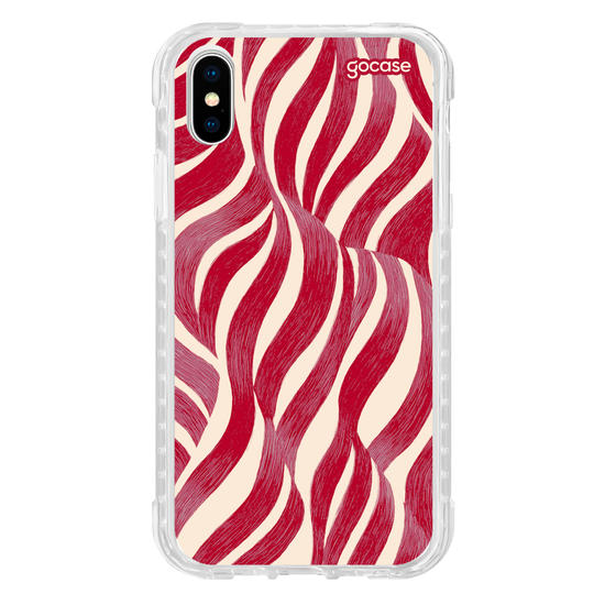 Capinha para celular  Zebra Vermelha
