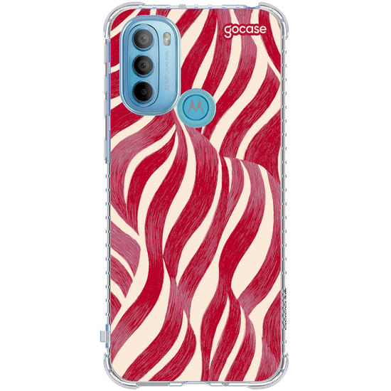 Capinha para celular  Zebra Vermelha
