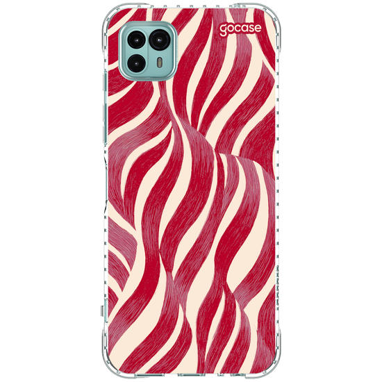 Capinha para celular  Zebra Vermelha