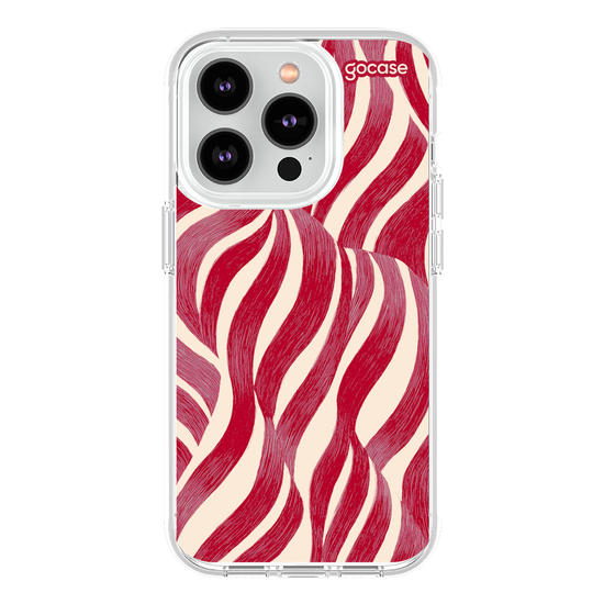 Capinha para celular  Zebra Vermelha