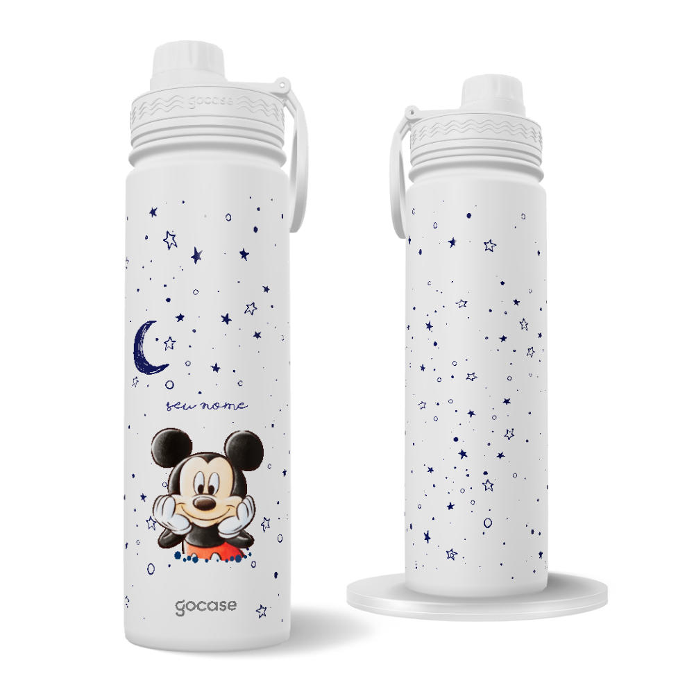 Garrafa Térmica Fresh + Ebook - Mickey & Minnie Universe