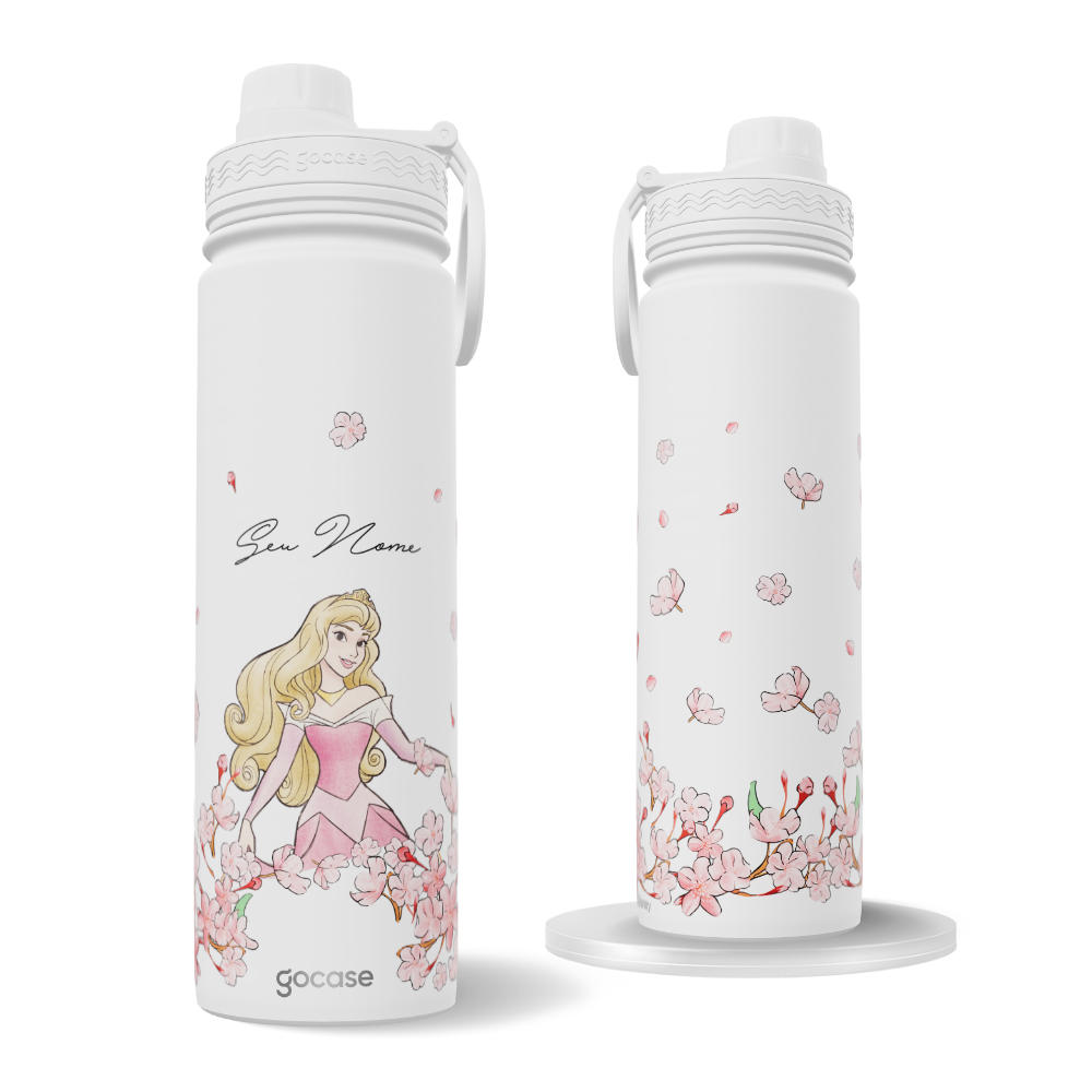 Garrafa Térmica Fresh + Ebook - Aurora Classical Rose