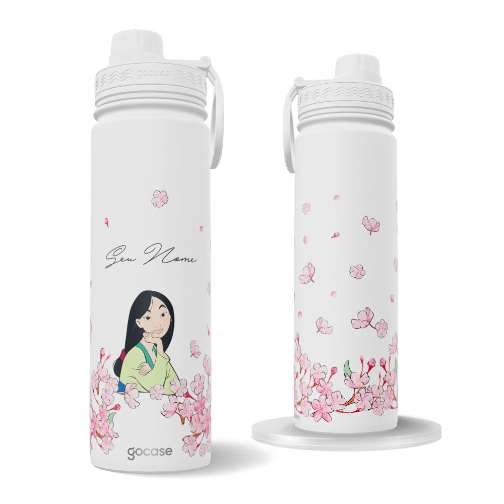 Garrafa Térmica Fresh + Ebook - Mulan Classical Rose