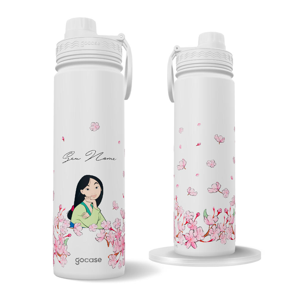 Garrafa Térmica Fresh + Ebook - Mulan Classical Rose Garrafa Térmica Fresh + Ebook - Mulan Classical Rose