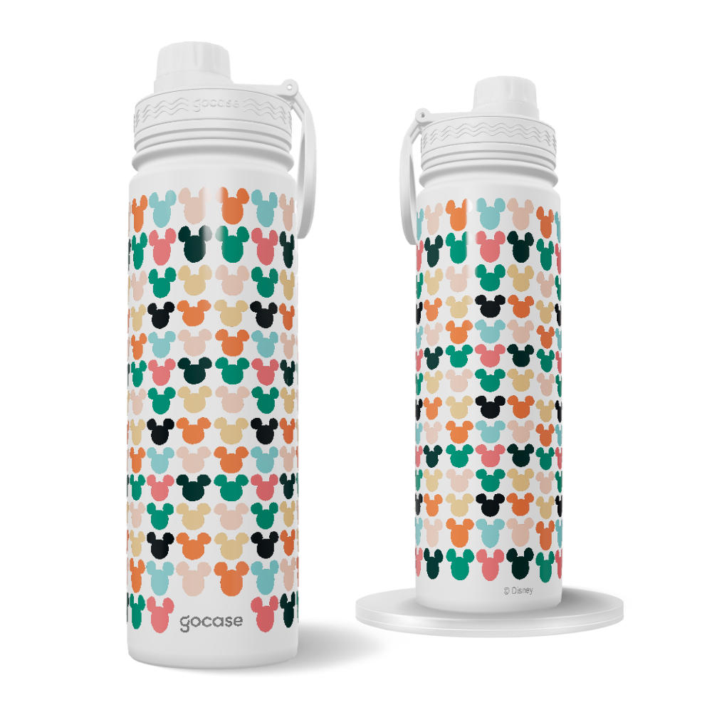 Garrafa Térmica Fresh + Ebook - Orelhas do Mickey Pattern