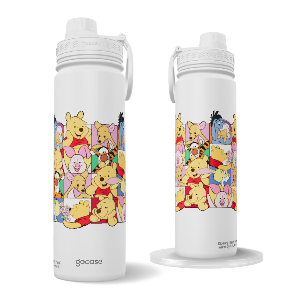 Garrafa Térmica Fresh + Ebook - Quadrinhos Turma do Pooh