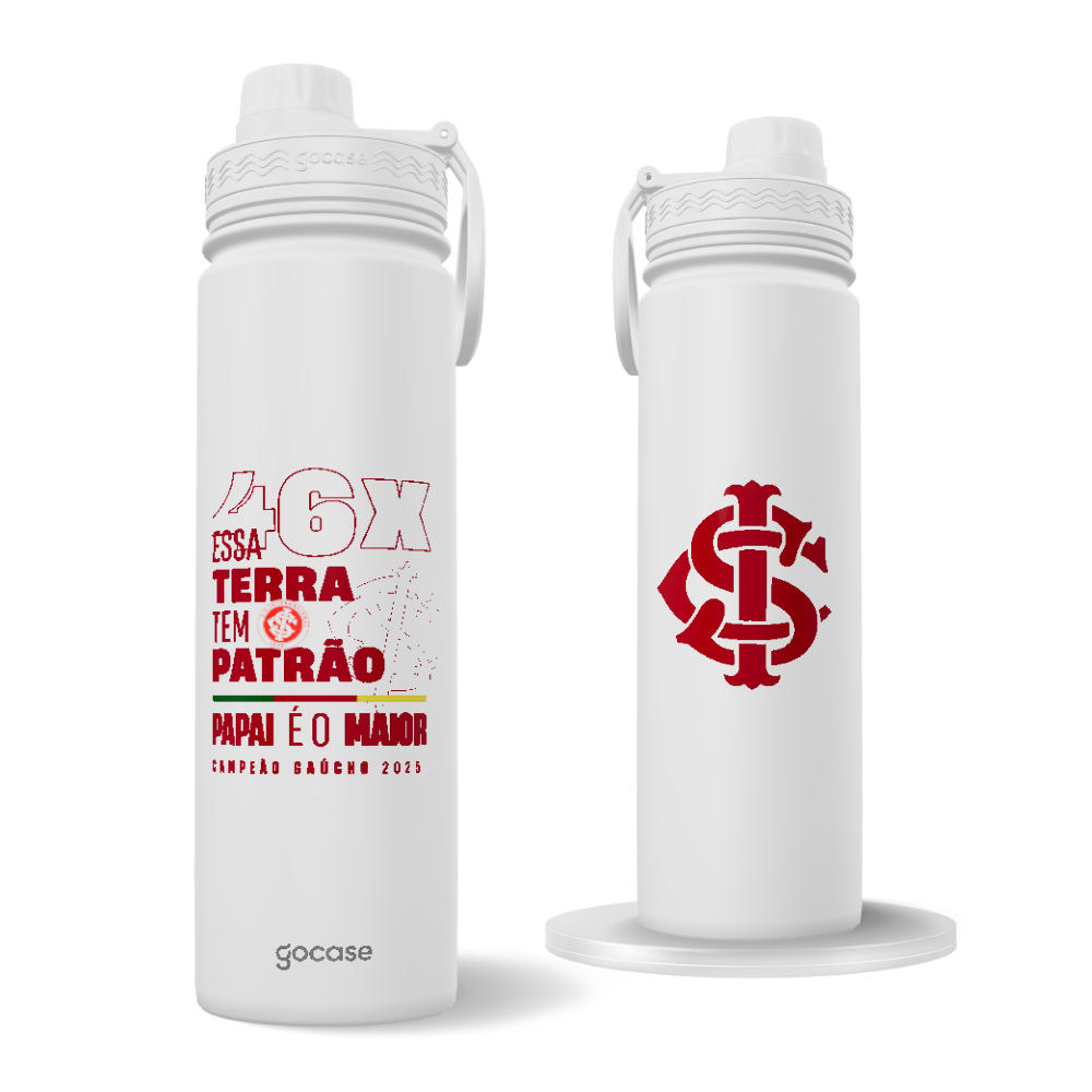 Garrafa Térmica Fresh + Ebook - Internacional - Campeão Gaúcho