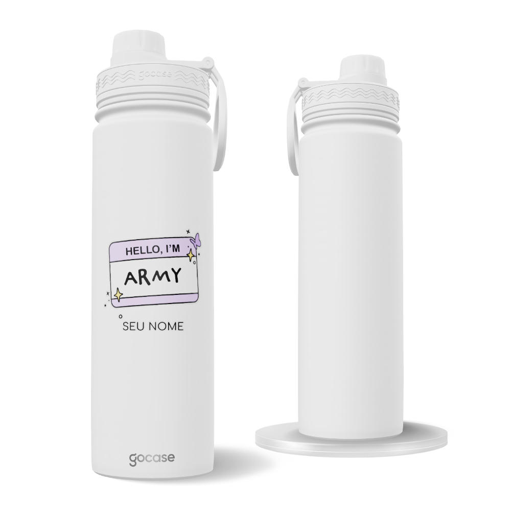 Garrafa Térmica Fresh + Ebook - K-pop - Fanbase