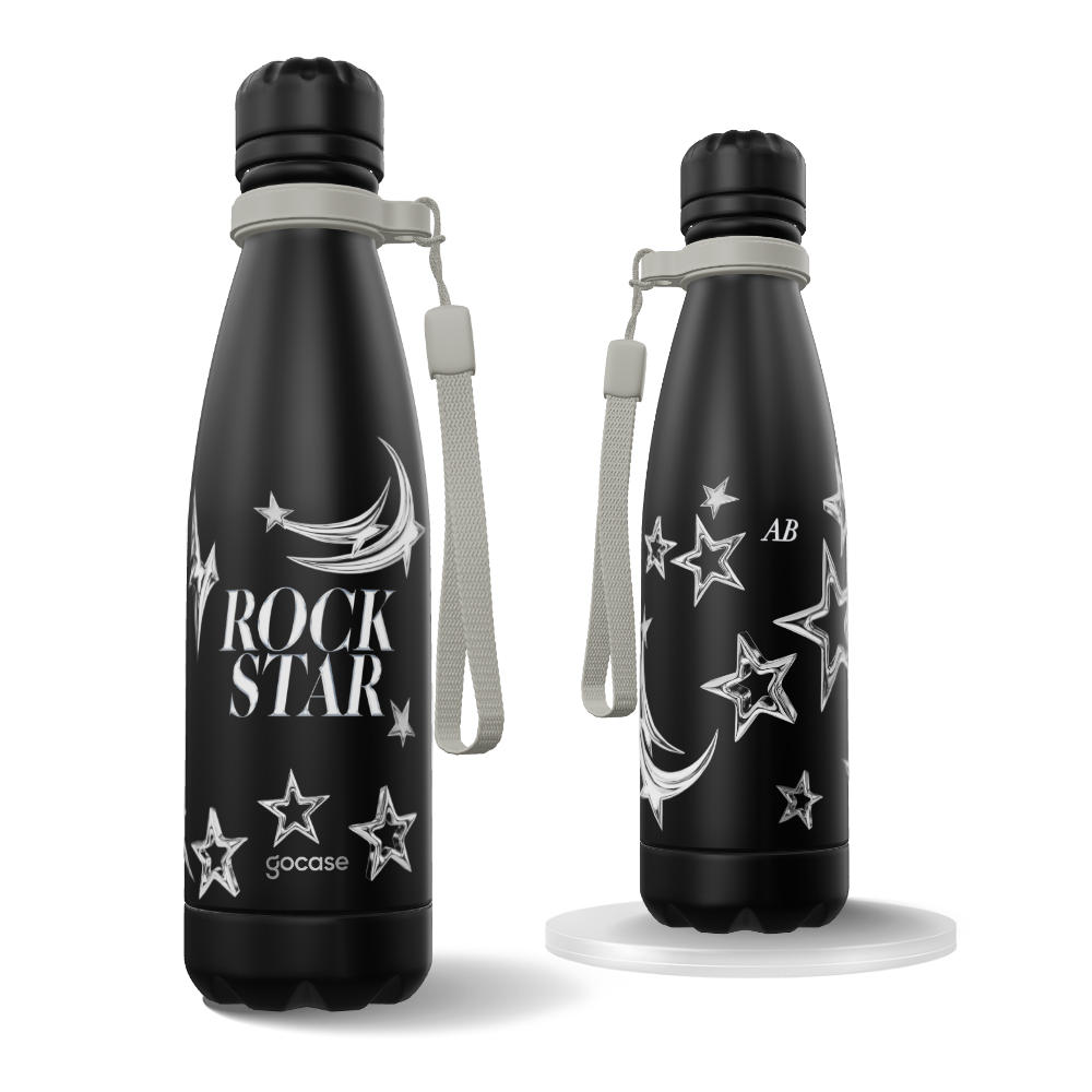 Garrafa Térmica Urban + Ebook - K-pop - Rockstar