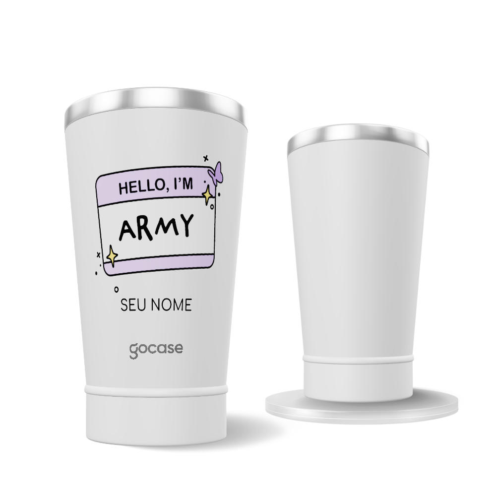 Copo Térmico + Ebook - K-pop - Fanbase