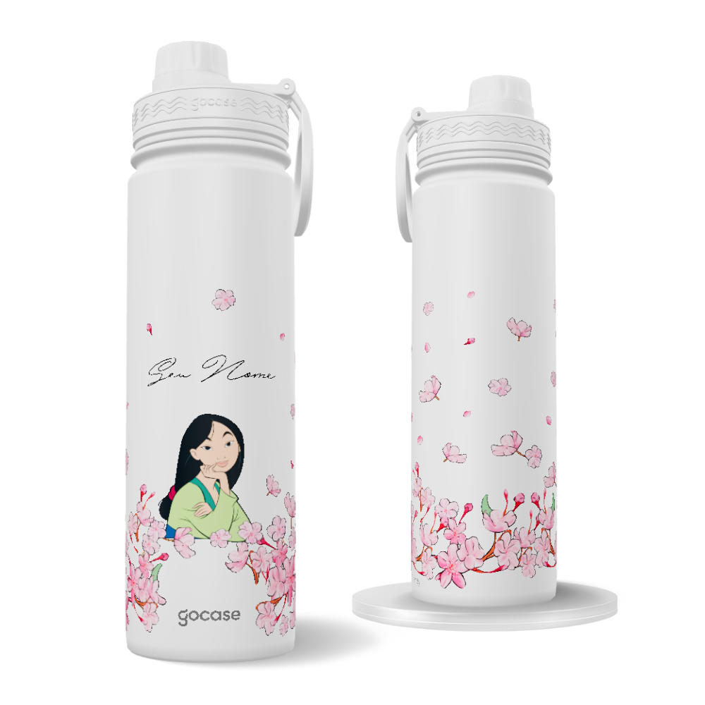 Garrafa Térmica Fresh + Ebook - Mulan Classical Rose