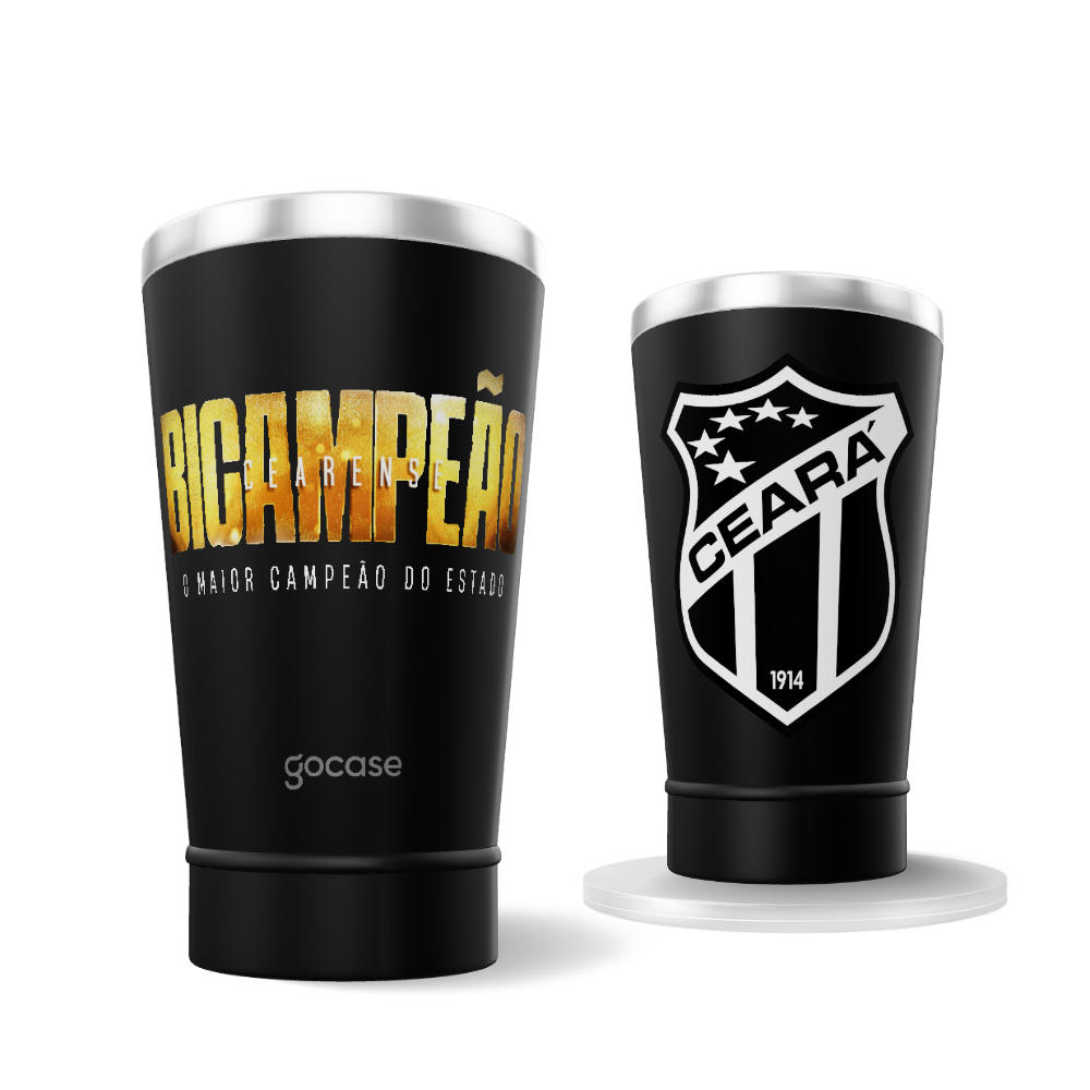 Copo Térmico Cerveja + Ebook - Ceará - Campeão Cearense 2025